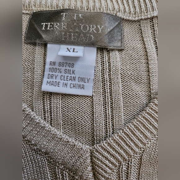 Vintage - Silk The Territory Ahead Tan Jersey - Size XL - NWOT - Picture 6 of 6